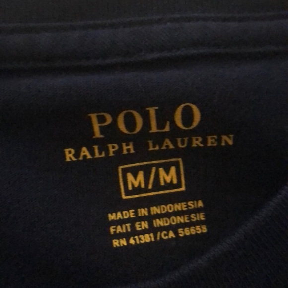 Polo Ralph Lauren Navy Blue T-shirt - Picture 3 of 3